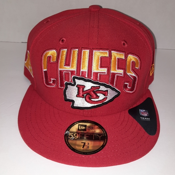 NWT New Era Kansas City Chiefs ‘13 Draft League Side Name Undervisor Fitted Hat - Picture 5 of 5